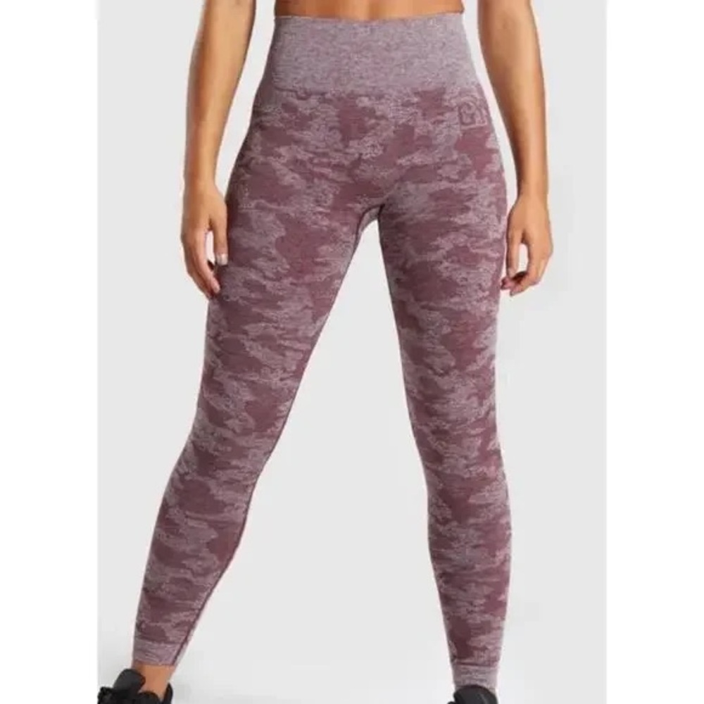 NWT Gymshark Camo Seamless High Waisted Leggings XL